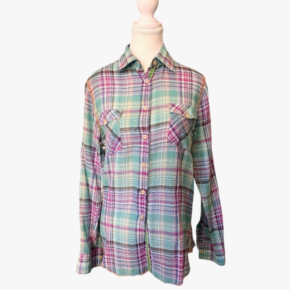 Arnold Zimberg Plaid ULTRA Lightweight Cotton Ladies  M / L